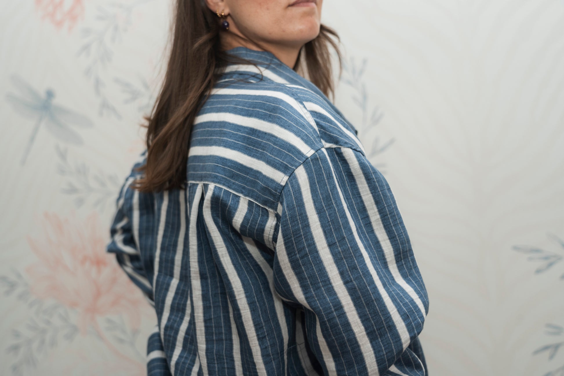 Camicia Boy Carta zucchero e bianco