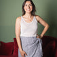 Gonna Vela - Gessato maxi