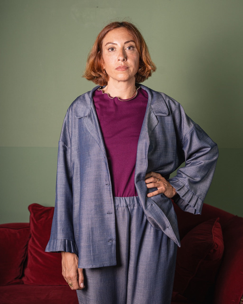 Camicia Gala - denim seta