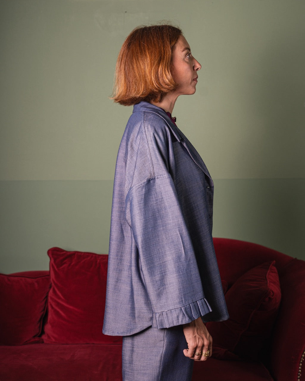 Camicia Gala - denim seta