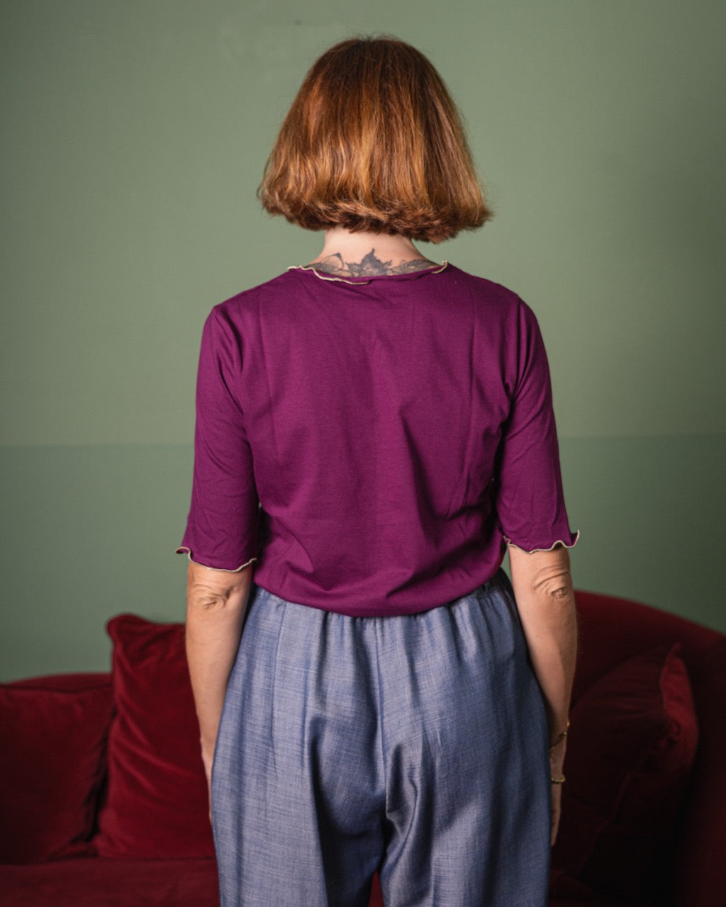 Panta Gala - denim seta