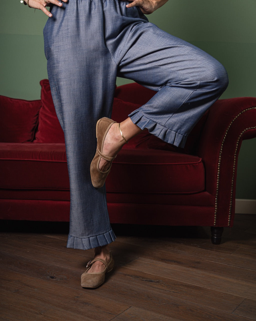 Panta Gala - denim seta