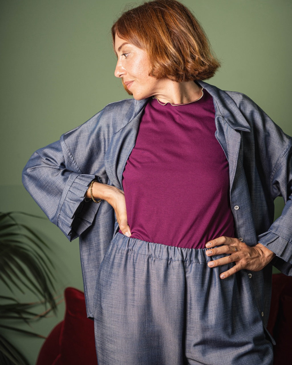 Camicia Gala - denim seta